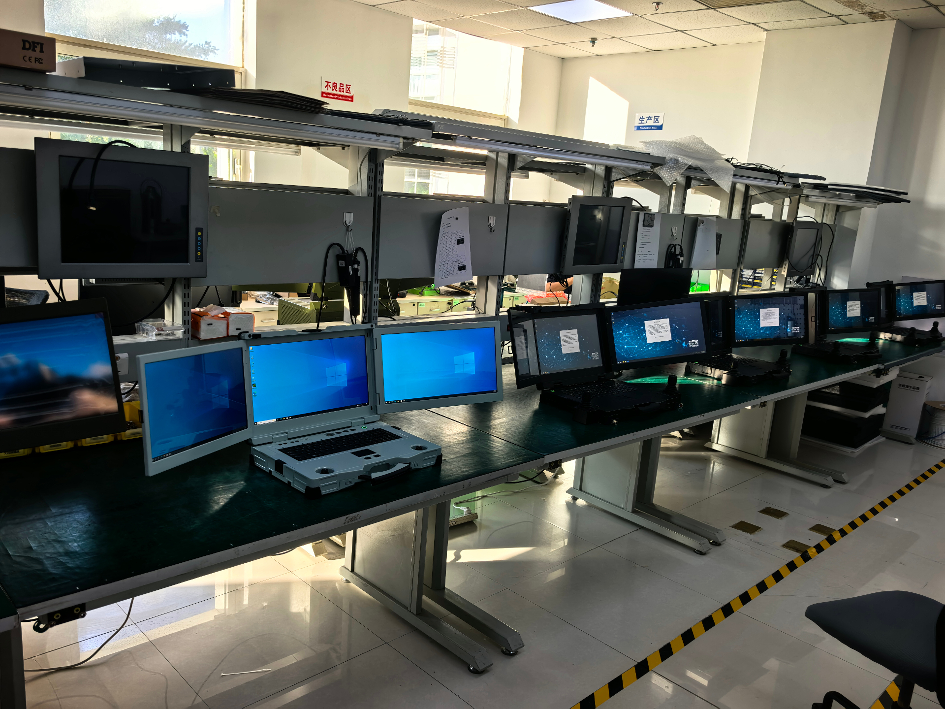 Factory interior